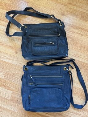 Stylish Crossbody Bag Bundle (Navy & Black) 🔅